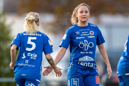 Örebros Nathalie Hoff Persson och Karin Lundin