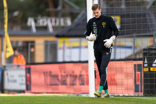 Elfsborgs målvakt Tim Rönning före fotbollsmatchen i