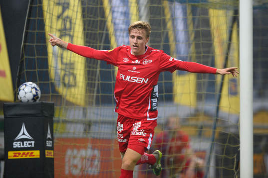 Elfsborgs Jeppe Møldrup Okkels jublar