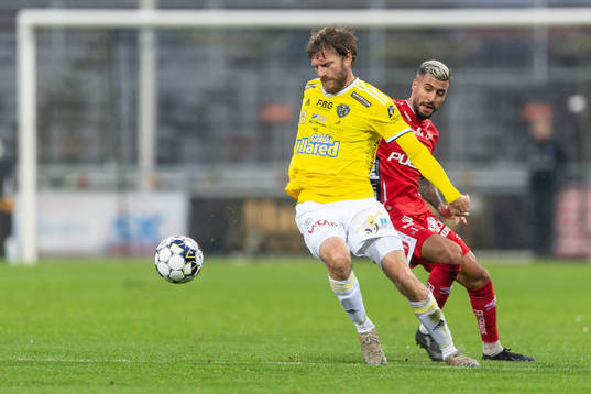Falkenbergs Karl Söderström och Elfsborgs Rami Kaib