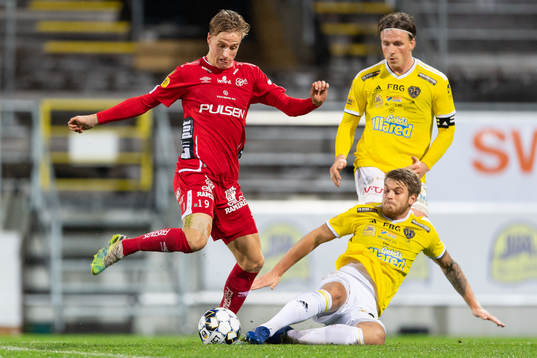 Elfsborgs Jeppe Møldrup Okkels och Falkenbergs Marcus