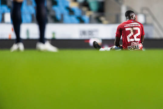 Örgrytes Babacarr Jobe deppar