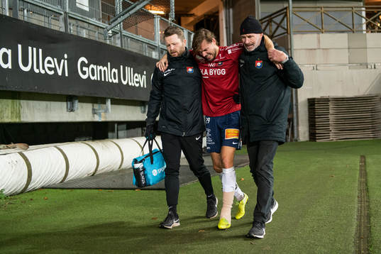 Örgrytes Danny Ervik hjälps av plan
