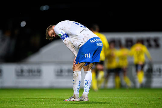 IFK Norrköpings Christoffer Nyman deppar