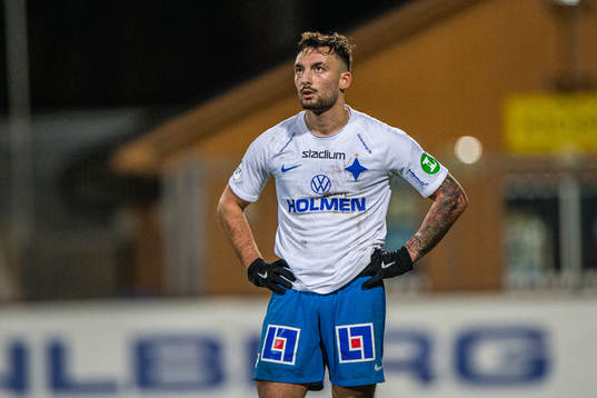 IFK Norrköpings Sead Haksabanovic  deppar
