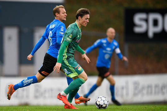Halmstads Joel Allansson och Dalkurds John Stenberg