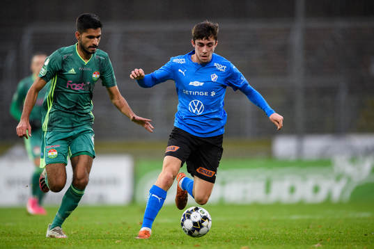 Dalkurds Suleman Zurmati och Halmstads Emil Tot Wikström