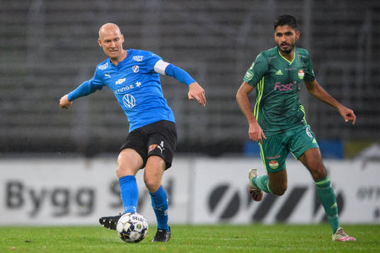 Halmstads Andreas Johansson och Dalkurds Suleman Zurmati