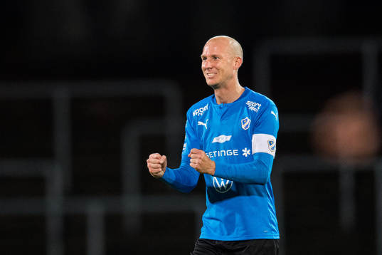 Halmstads Andreas Johansson jublar