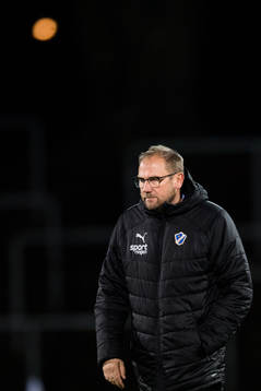 Halmstads tränare Magnus Haglund