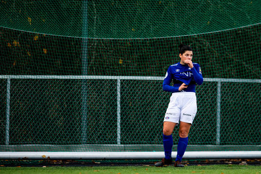 Dejana Stefanovic of Vålerenga looks dejected