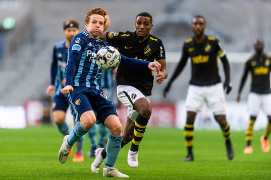 s Robin Tihi och AIK:s Paulos Abraham