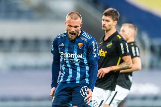 Djurgårdens Nicklas Bärkroth deppar