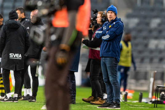 Djurgårdens tränare Thomas Lagerlöf