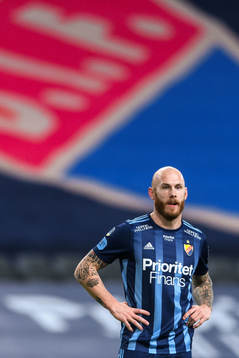Djurgårdens Magnus Eriksson deppar