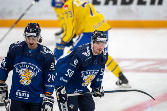 Mikael Seppälä #50, FIN, Hannes Björninen #24, FIN, Adam