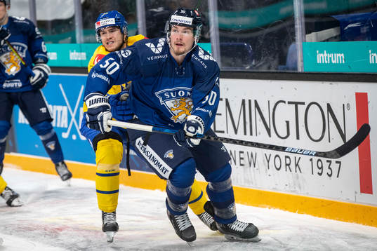 Mikael Seppälä #50, FIN, Michael Lindqvist #33, SWE