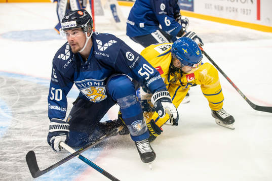 Mikael Seppälä #50, FIN, Anton Wedin #57, SWE