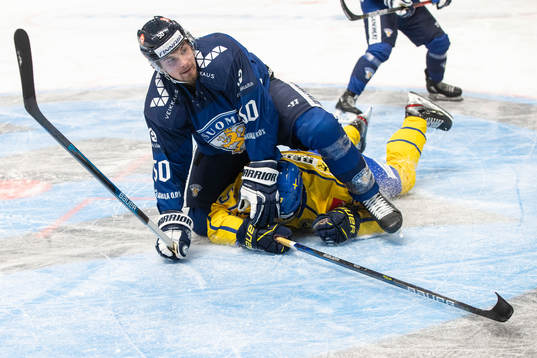Mikael Seppälä #50, FIN, Anton Wedin #57, SWE