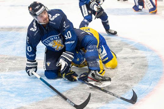 Mikael Seppälä #50, FIN, Anton Wedin #57, SWE
