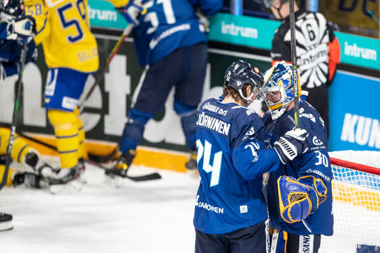 Hannes Björninen #24, FIN, Sami Rajaniemi #30, FIN