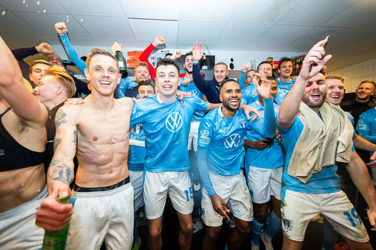 I denna handout bild från Malmö FF syns Malmö FFs Sören