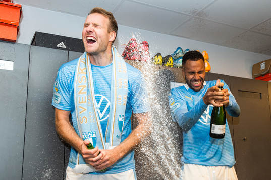 I denna handout bild från Malmö FF syns Malmö FFs Ola
