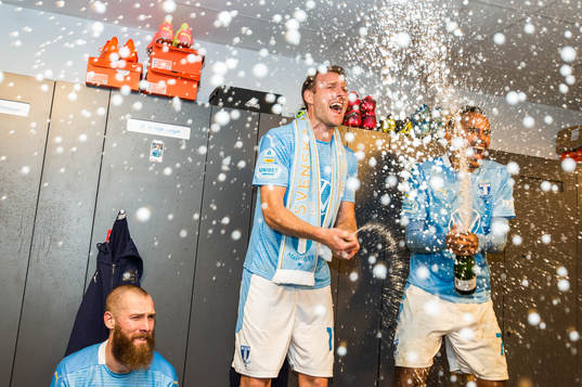 I denna handout bild från Malmö FF syns Malmö FFs Ola