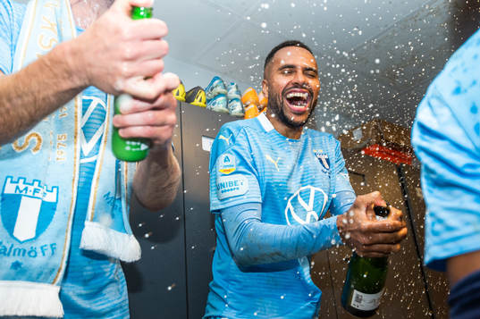 I denna handout bild från Malmö FF syns Malmö FFs Isaac