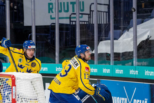 Niklas Hansson #13, SWE, Adam Ollas Mattsson #73, SWE