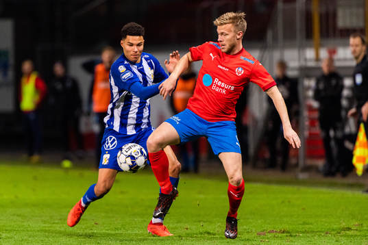 IFK Göteborg Alexander Jallow och Helsingborgs Andreas