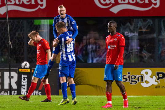 IFK Göteborg Sebastian Eriksson jublar