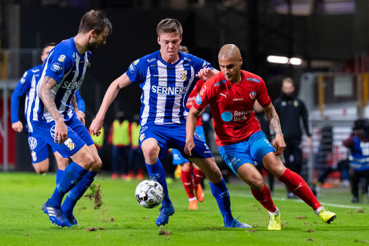 IFK Göteborg Emil Holm och Helsingborgs Anthony van