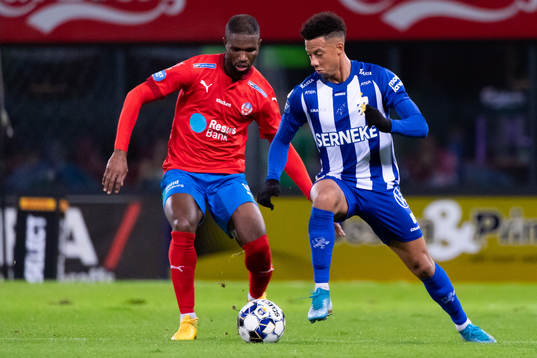Helsingborgs Mohammed Abubakari och IFK Göteborg Tobias