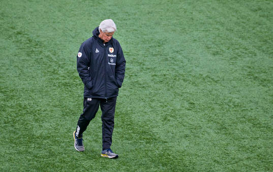 Kalmars tränare Nanne Bergstrand deppar