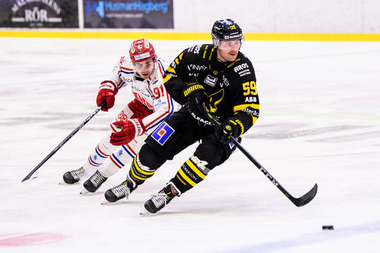 Timrås Viktor Lodin  och Västerås Anton Mylläri