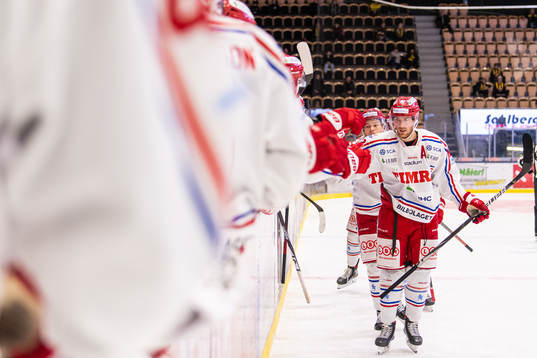 Timrås Christopher Liljewall jublar