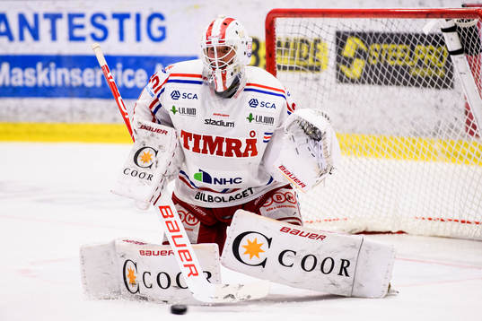 Timrås målvakt Jacob Johansson