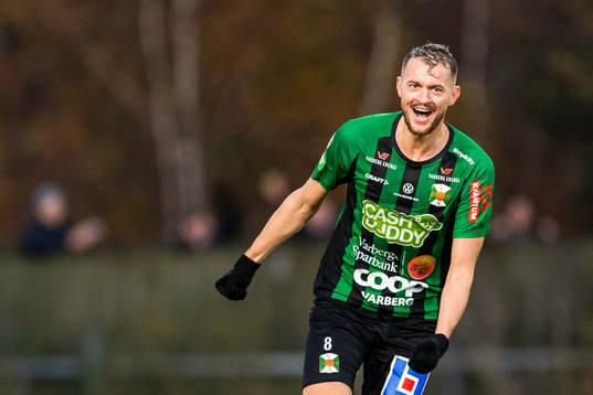 Varbergs Albert Ejupi jublar