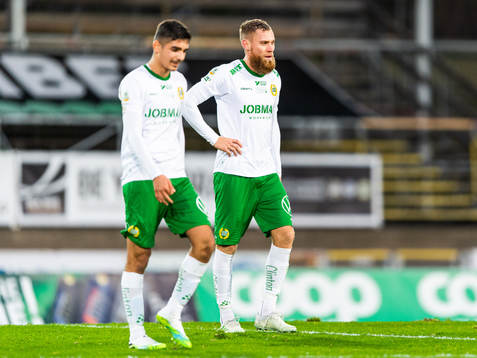 Hammarbys Aimar Sher och David Fällman deppar