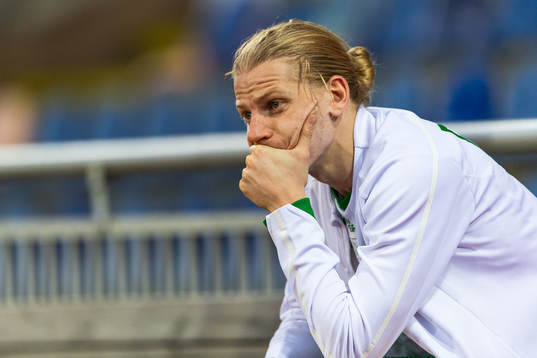 Hammarbys Gustav Ludwigson deppar
