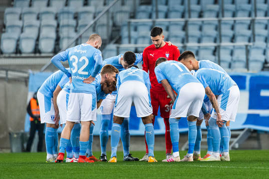 Malmö FFs spelare samlas