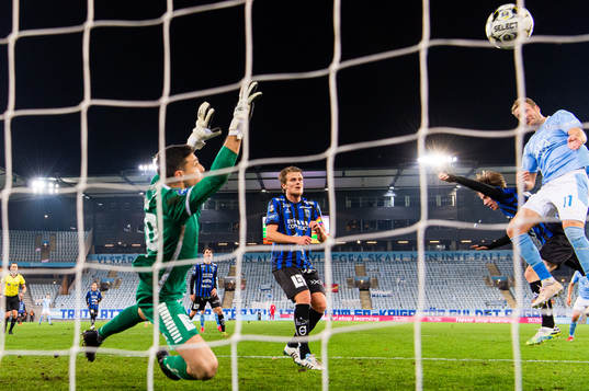 under fotbollsmatchen i Allsvenskan mellan Malmö FF och