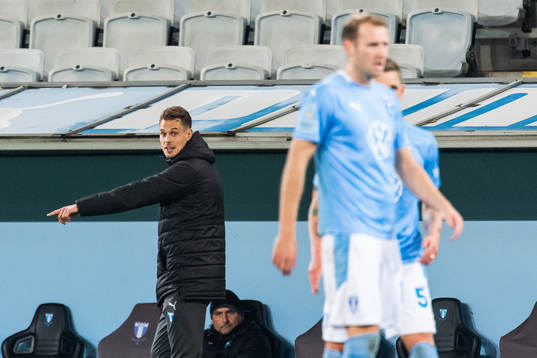 Malmö FFs assisterande tränare Daniel Bäckström