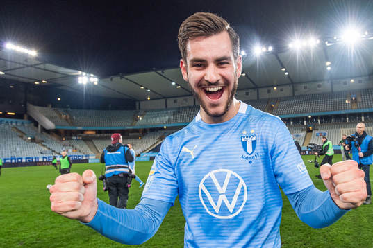 Malmö FFs Adi Nalic jublar över SM-guldet