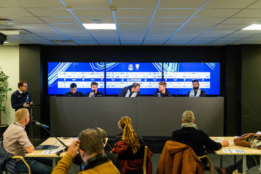Malmö FFs Anel Ahmedhodzic, Eric Larsson, Ola Toivonen,