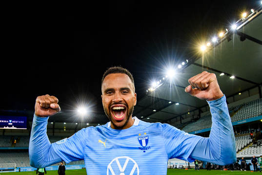 Malmö FFs Isaac Kiese Thelin jublar