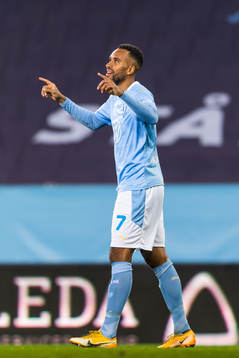 Malmö FFs  Isaac Kiese Thelin jublar