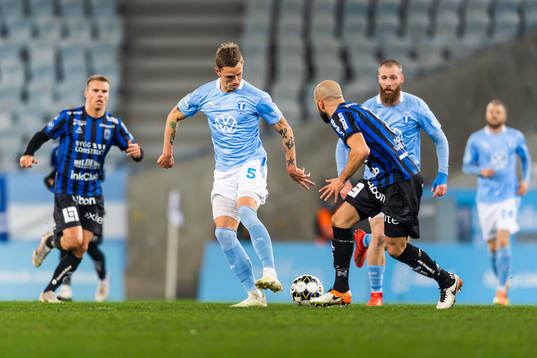 Malmö FFs Sören Rieks och Sirius Karl Larson