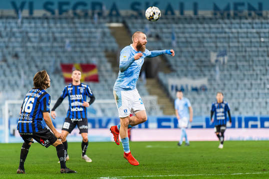 Malmö FFs  Jo Inge Berget och Sirius Axel Björnström